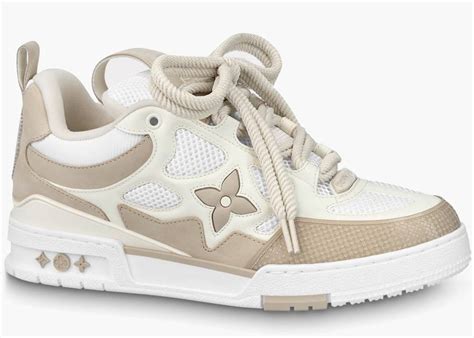 Louis Vuitton LV Skate Sneaker Beige White Men's .